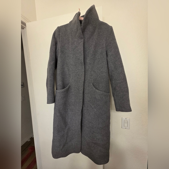 Aritzia Wilfred The Cocoon Long Coat Wool And Cashmere Size Small - Picture 4 of 9